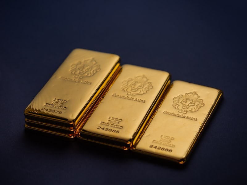 Gold bars for precious metals trading